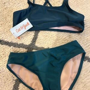 Cat & Jack Blue Bikini Swim Set